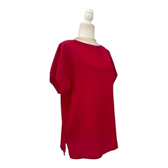 Christian Dior Vintage Bateau Neck Shell Blouse Size 8 - Picture 2 of 9